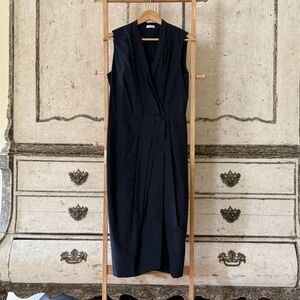 Brunello Cucinelli Black Midi Dress